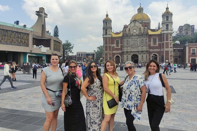 100% PRIVATE Tour in the Basilica of Guadalupe with Transportation - New Basilica (1976): the modern centerpiece and the original image display