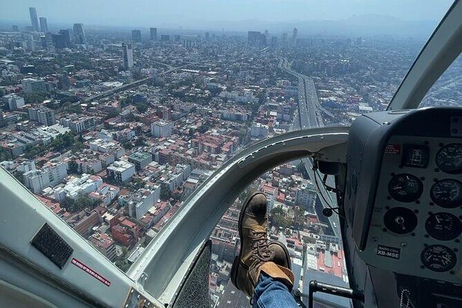 30 min Private Helicopter Tour in Mexico City - Estadio Azul and the giant-stadium moment in the sky
