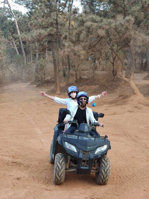 ATV to the waterfalls in Valle de Bravo - Molino waterfall: the second payoff after the forest ride