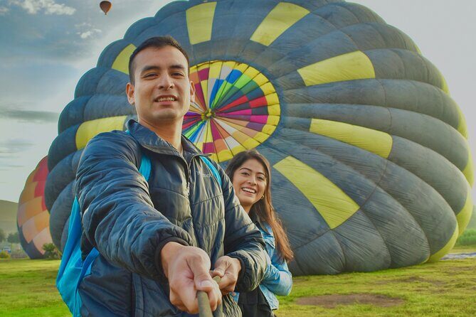 Balloon flight + pick up in CDMX + Breakfast in Cave + Pyramids - The balloon flight at dawn: what you’ll actually experience