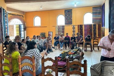 Boil Water,Tube Tree,Mitla,Mezcal and Teotitlan Valley - Teotitlán del Valle: natural dyeing, wool textiles, and shell candles