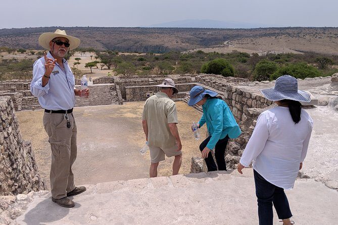 Canada de la Virgen Archaeological Site Tour - The colossal temple and those restored steps