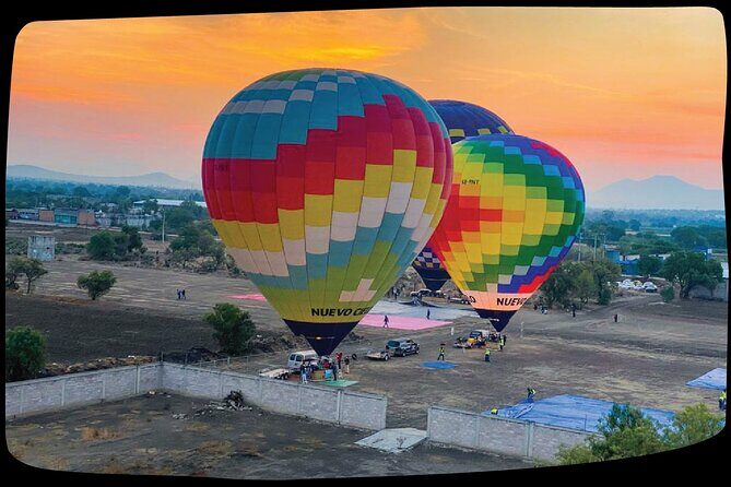 CDMX balloon flight, breakfast, pickup and visit to Teotihuacán - Nuevo Cielo balloon prep: what to expect once you arrive