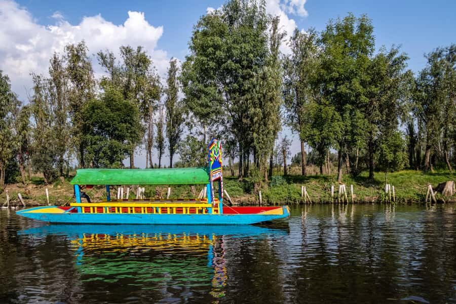 CDMX: Tour of Xochimilco and Coyoacán with option to visit the Frida Kahlo Museum - Xochimilco by trajinera: color, music, and canal life