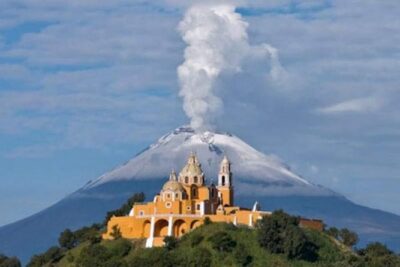 Cholula Pyramid and its churches Puebla - Stop 1: Great Pyramid of Cholula and the church-on-top viewpoint