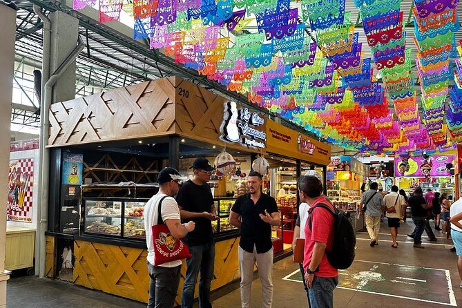 Discover Authentic Mexican Flavors on Oaxaca Food Tour - Calle Macedonio Alcalá: terrace bites, tlayuda with meat, and chapulines