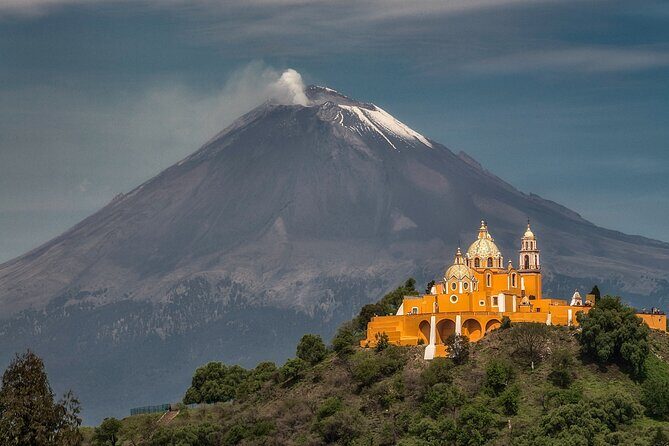Excursion to Cholula and Puebla from Mexico City - Stop 1: Cholula’s Great Pyramid and the Colonial Church on Top