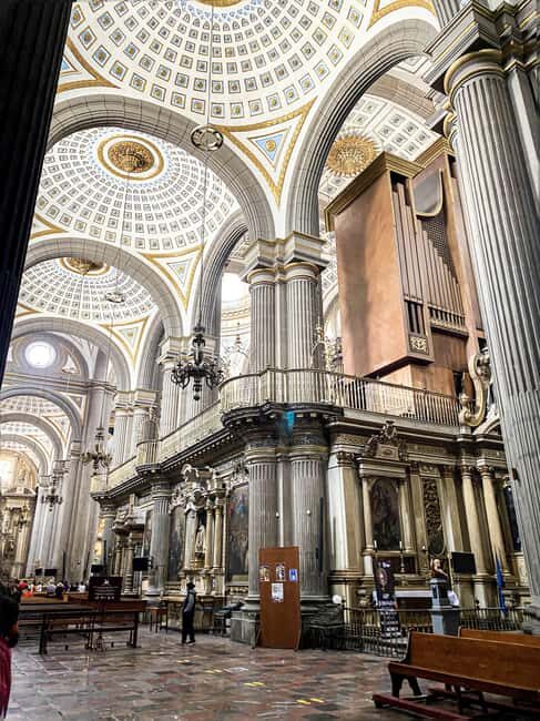 From Mexico City: Day trip to Puebla, Cholula, and Tonantzintla - Puebla Historic Center: Cathedral Views and City of Angels Walking Time