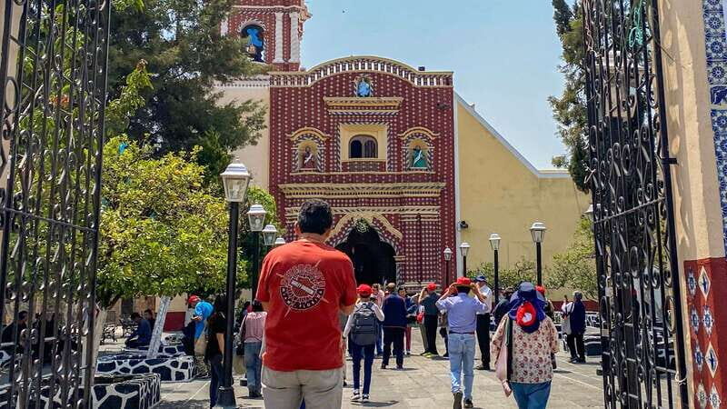 From Mexico City: Puebla, Taxco & Prehispanic Mine in 2 Days - Puebla: the Zócalo walk, the cathedral dates, and choosing your lunch