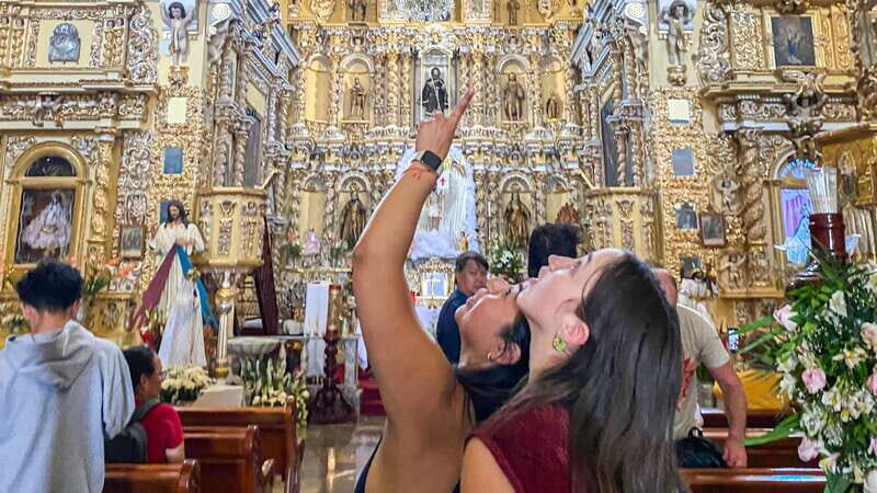 From Mexico City: Puebla, Taxco & Prehispanic Mine in 2 Days - How the schedule flows across two days