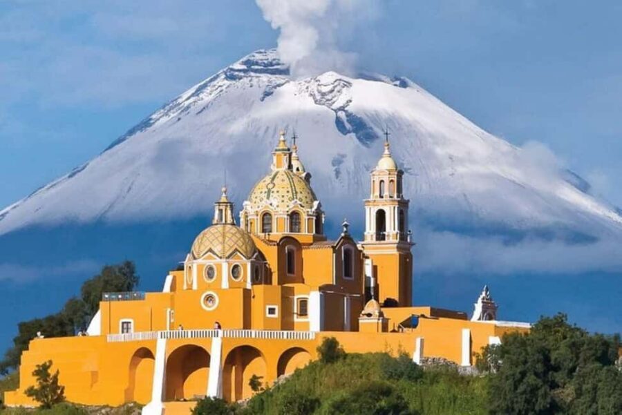 From Puebla: Guided Tour of Cholula - Sanctuary of Our Lady of Remedies: views plus meaning