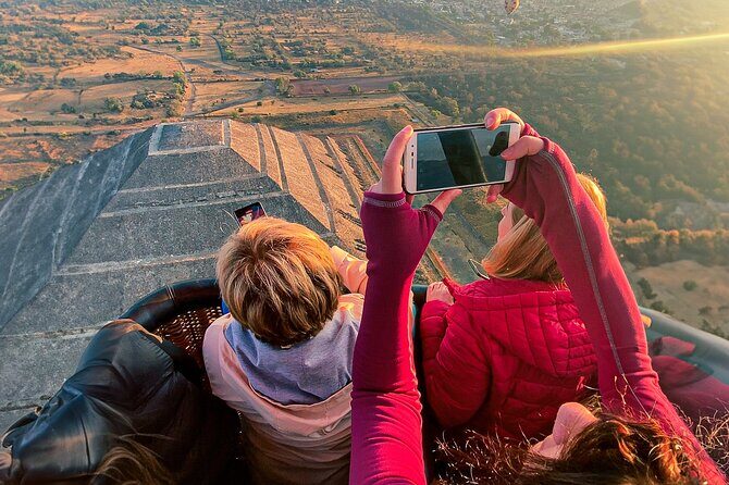 Hot Air Balloon Ride Over Teotihuacán Pyramids from Mexico City - Over the Site: Sun, Moon, and San Juan Teotihuacán From the Air