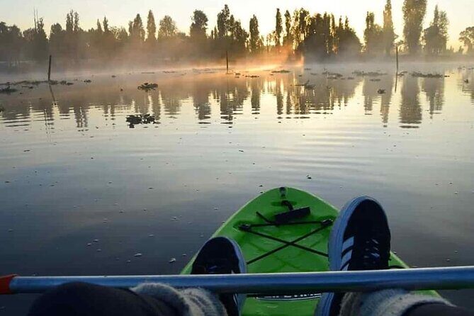 Kayak at sunrise in Xochimilco: agroecological experience - UNESCO and FAO context: turning scenery into meaning