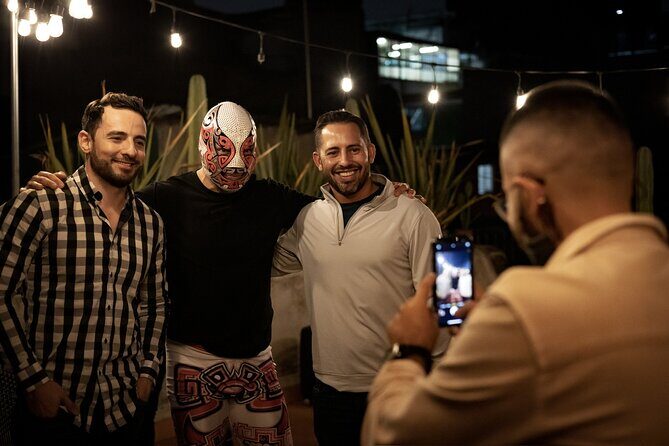 Lucha Libre VIP Meet and Greet - The VIP meet-and-greet: drinks, photos, and a mask