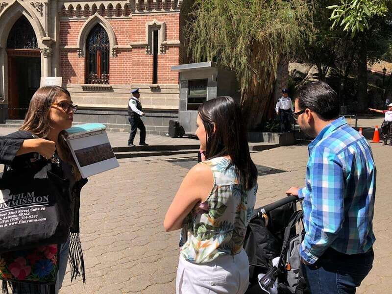 Mexico City: Art, History & gossip about Chapultepec Castle - The walk back down: woods gossip and pre-Hispanic stone carvings