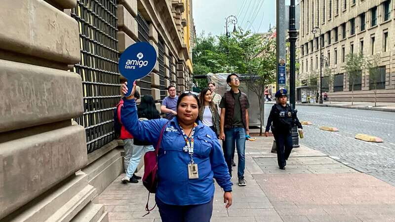 Mexico City at Night Walking tour with optional Torre Latino - The Zócalo area: where the guide story really clicks