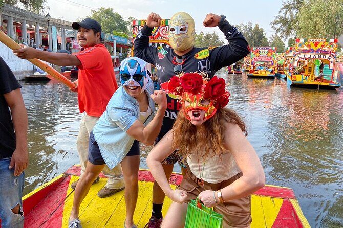 Mexico City Canals by Boat with Live Commentary with Meal Drinks - Food and candies: what you’ll actually be eating