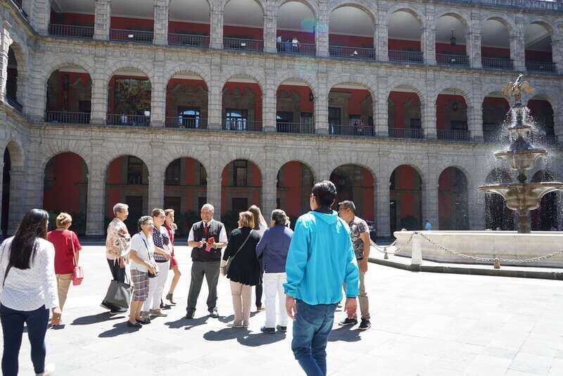 Mexico City: City Tour - National Palace Views (No Entry) and the Aztec Major Temple Epicenter