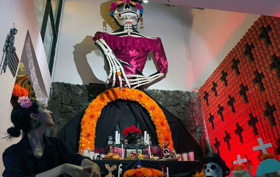 Mexico City: Day of the Dead House and craft workshop - The tasting break: pan de muerto and a short reset