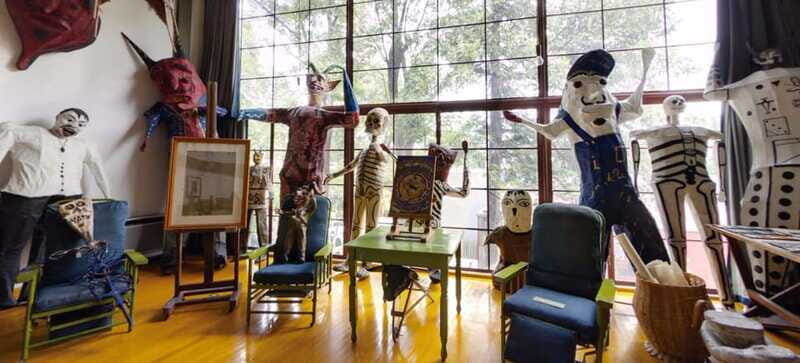 Mexico City: Frida Kahlo-Diego Rivera Studio House Tour - Juan O’Gorman’s house design: how architecture shapes the art story