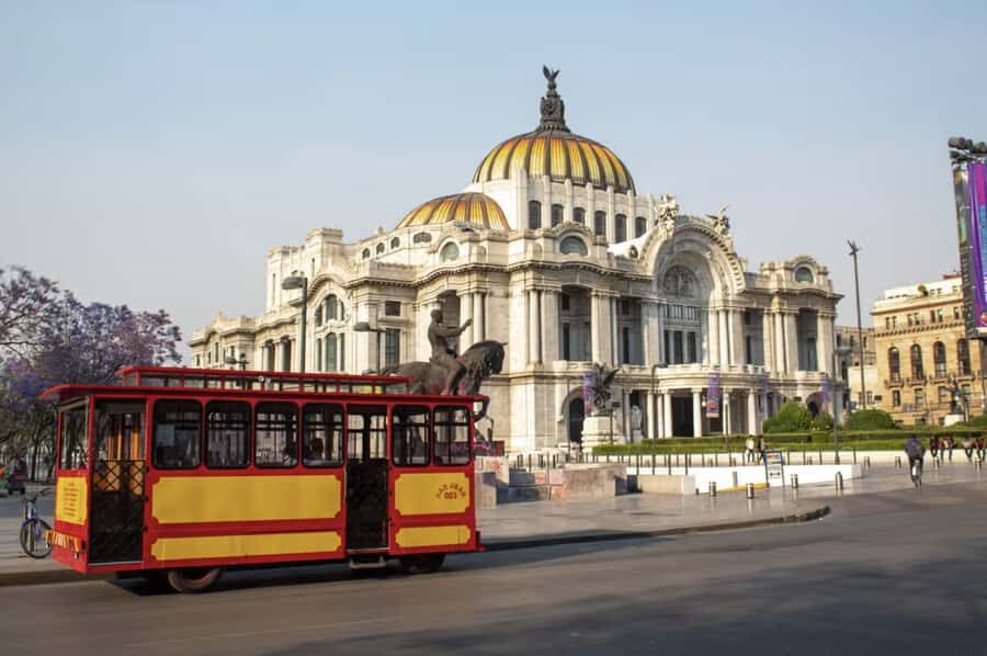 Mexico City: Mexico Tram, Iconic Landmarks, and Legends - Metropolitan Cathedral and palaces you can actually spot