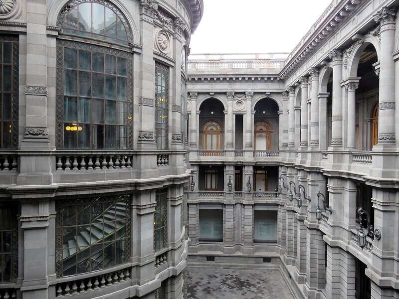 Mexico City Must-see Buildings & Palaces - Palacio de Bellas Artes at the top of the route