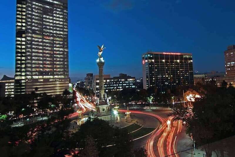 Mexico City: Night City Tour in a Double Decker Bus - Where the Turibus leaves from near the cathedral
