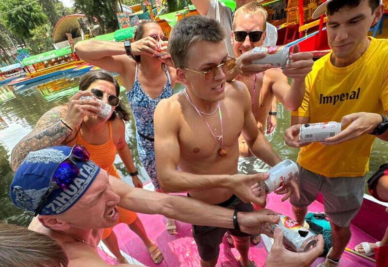 Mexico City: Xochimilco Boat Party with Unlimited Drinks - Onboard Music, Games, and That Photo-Ready Moment