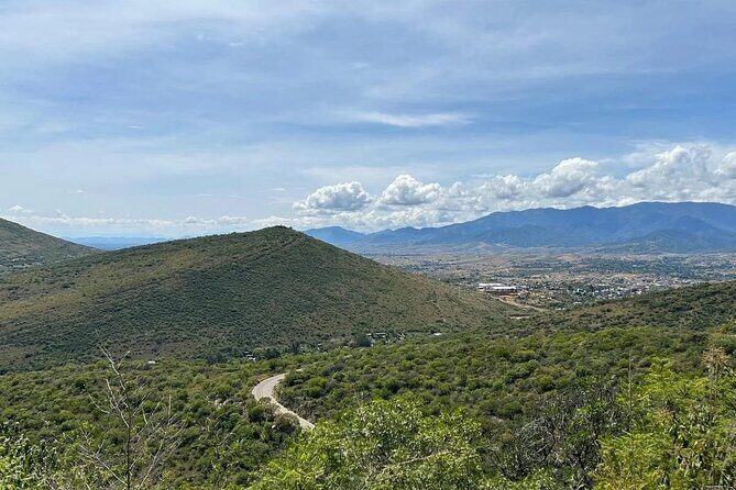 MTB Bike Tour: Local Trails in Monte Albán and Atzompa - The route to Monte Albán: 400 meters of climbing, then a real break