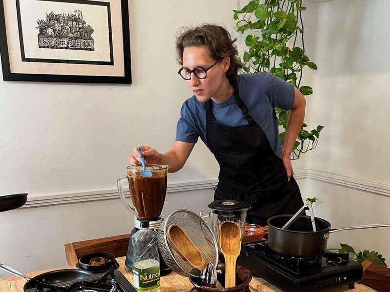Muchos moles: Multi-variety mole cooking class and feast - A Condesa home where mole becomes a dinner party