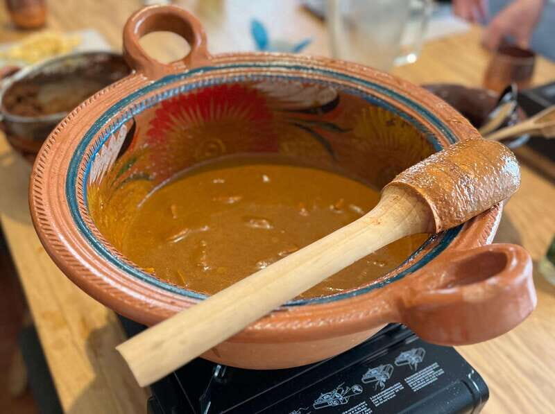 Muchos moles: Multi-variety mole cooking class and feast - Fresh corn tortillas you’ll actually use