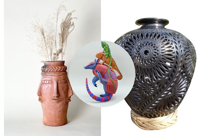 Oaxaca Artisan Pottery Alebrijes, Black Clay Tour and Frida Kahlo - Key highlights you’ll care about