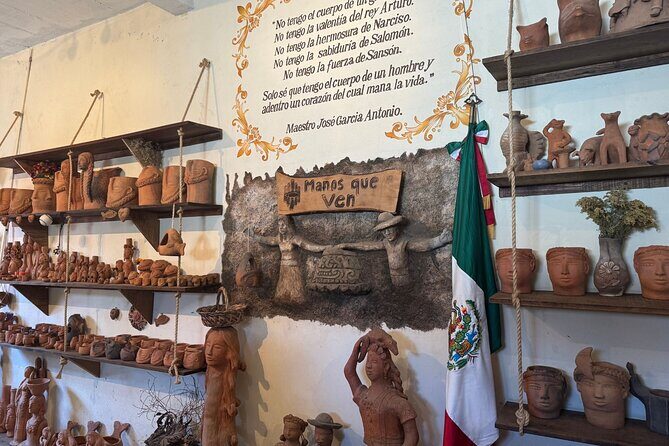 Oaxaca Artisan Pottery Alebrijes, Black Clay Tour and Frida Kahlo - Lunch Time at Azucena Zapoteca (Not Included)