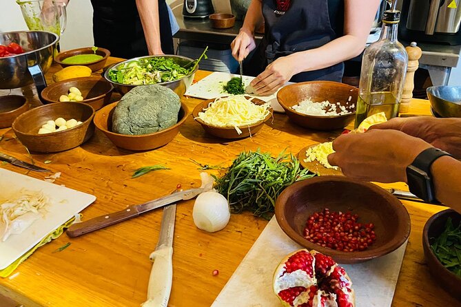 Oaxacan Vegetarian Cooking Class - Espacio Mezcal cooking space: rustic setting, serious technique