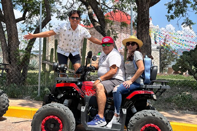 One day trip : Mezcal, Tlayudas & Textil - San Pablo Villa de Mitla: quad ride through town plus a family textile stop
