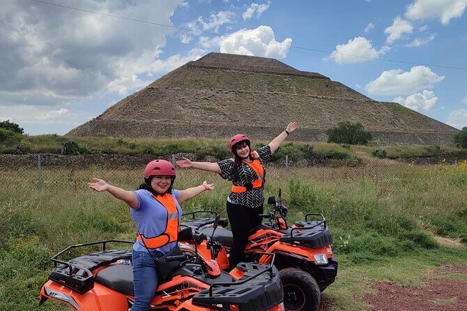 Private ATV tour in the archaeological zone of Teotihuacán - The core route: Temple of the Sun, Temple of the Moon, and the pyramid gate moment