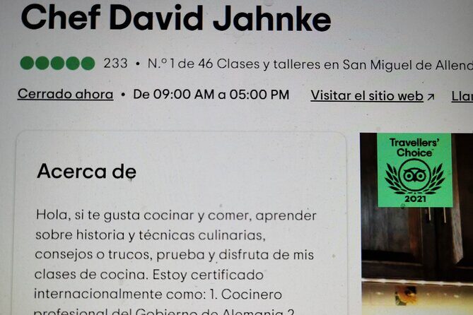 Private Mexican Cooking Class with Licensed Chef - Practical tips: how to get the best results