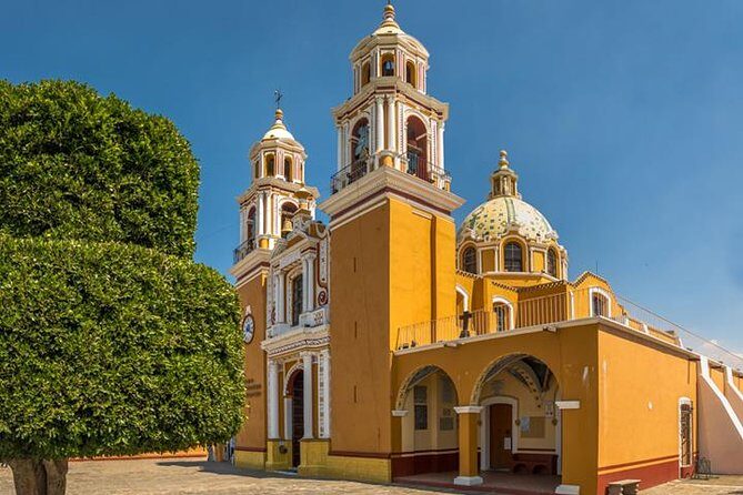 Puebla, Cholula & Tonantzintla Day Trip with Optional Lunch - Puebla walking tour: Zócalo, Cathedral, and Capilla del Rosario