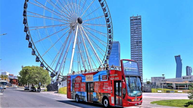 Puebla: Hop-on Hop-off City Tour and Aquarium Michín - Riding the double-decker: how to get the best views