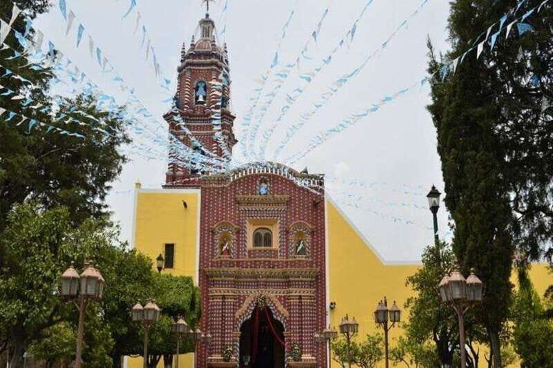 Puebla the Talavera city & Cholula the Greatest Pyramid - Tonantzintla Church: Naif Artwork and a Different Visual Mood
