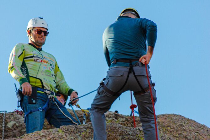Rappelling in hills of Guanajuato - Getting from Guanajuato’s streets toward the mining-town side