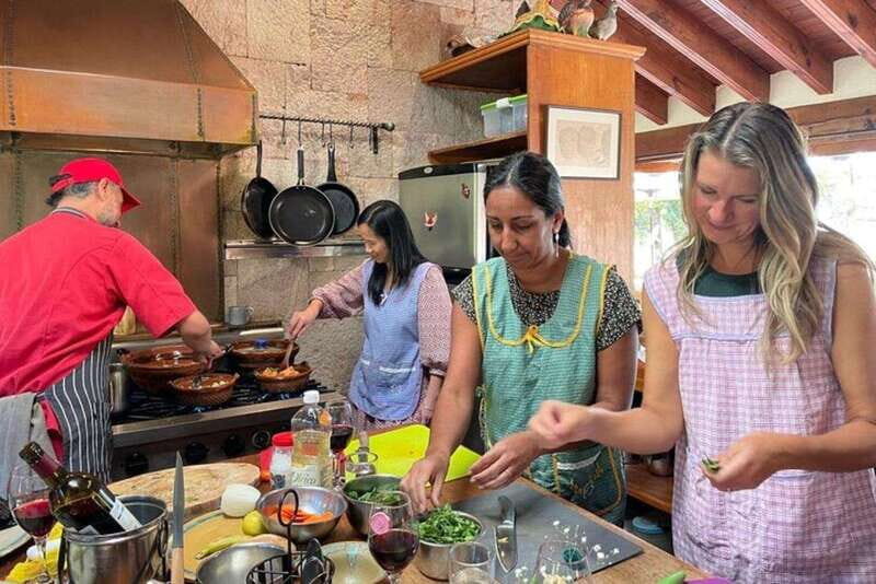 San Miguel de Allende: Mexican Cooking Class | Mole & Salsas - Step-by-step cooking: two salsas, corn chips, and ingredient logic