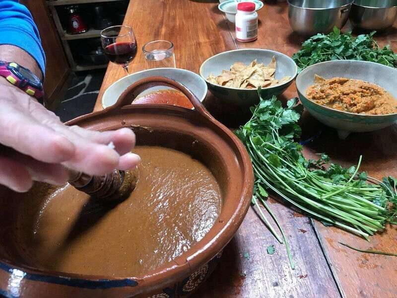 San Miguel de Allende: Mexican Cooking Class | Mole & Salsas - Dinner: eat your mole and salsa in the historic venue
