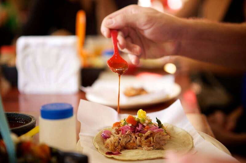 San Miguel de Allende: Tacos and Tequilas Tour - Tasting stop style #3: a higher-end bite that still feels local