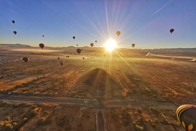 Sunrise HotAir Balloon Adventure Over Teotihuacan's Pyramids - Key highlights