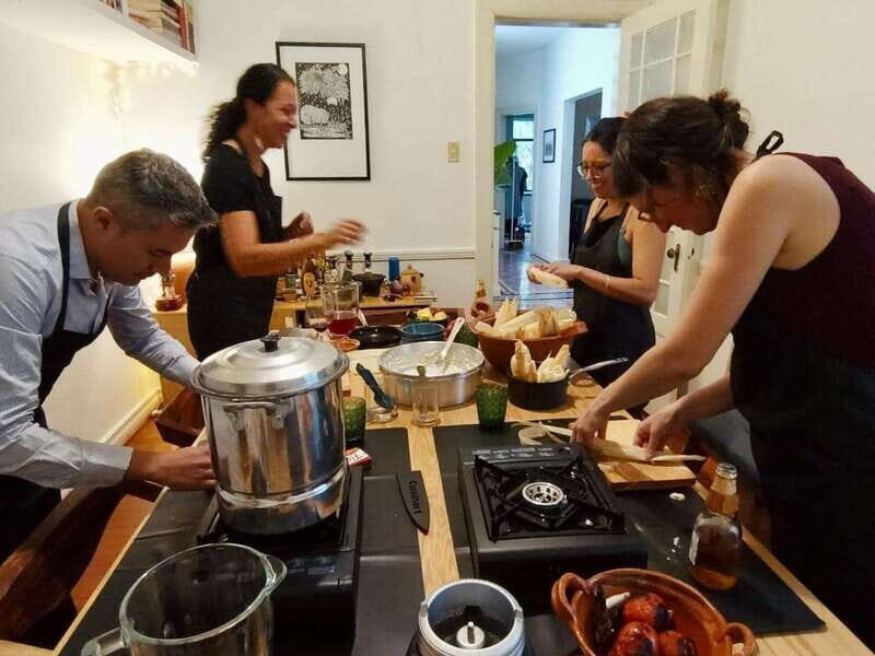 Tamales 101: Multi-variety tamal cooking class and feast - A Condesa Home Where Tamales Become a Lesson