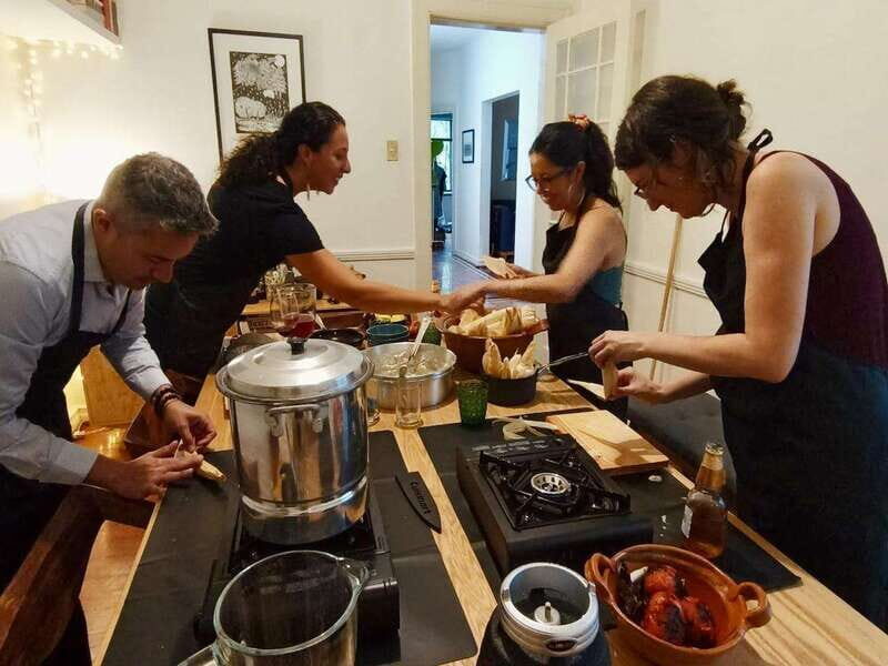 Tamales 101: Multi-variety tamal cooking class and feast - Green Tamales with Tomatillo: Tang You Can Taste