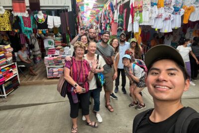 Tour of the Oaxaca Food Market - Where it begins: Basílica de Nuestra Señora de la Soledad photos and posture check