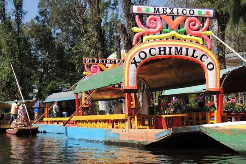 Xochimilco floating gardens, Coyoacan and UNAM murals - A day of canals, color streets, and UNAM murals