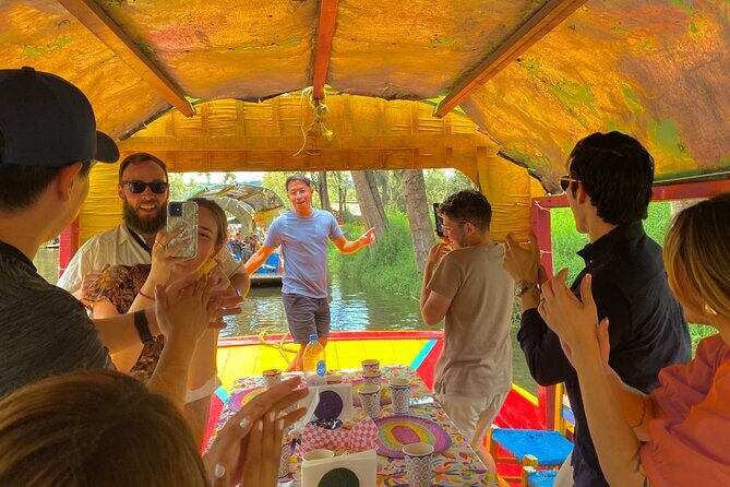 Xochimilco International boat party with open bar and tacos - Price and Value Math for $54 in Mexico City